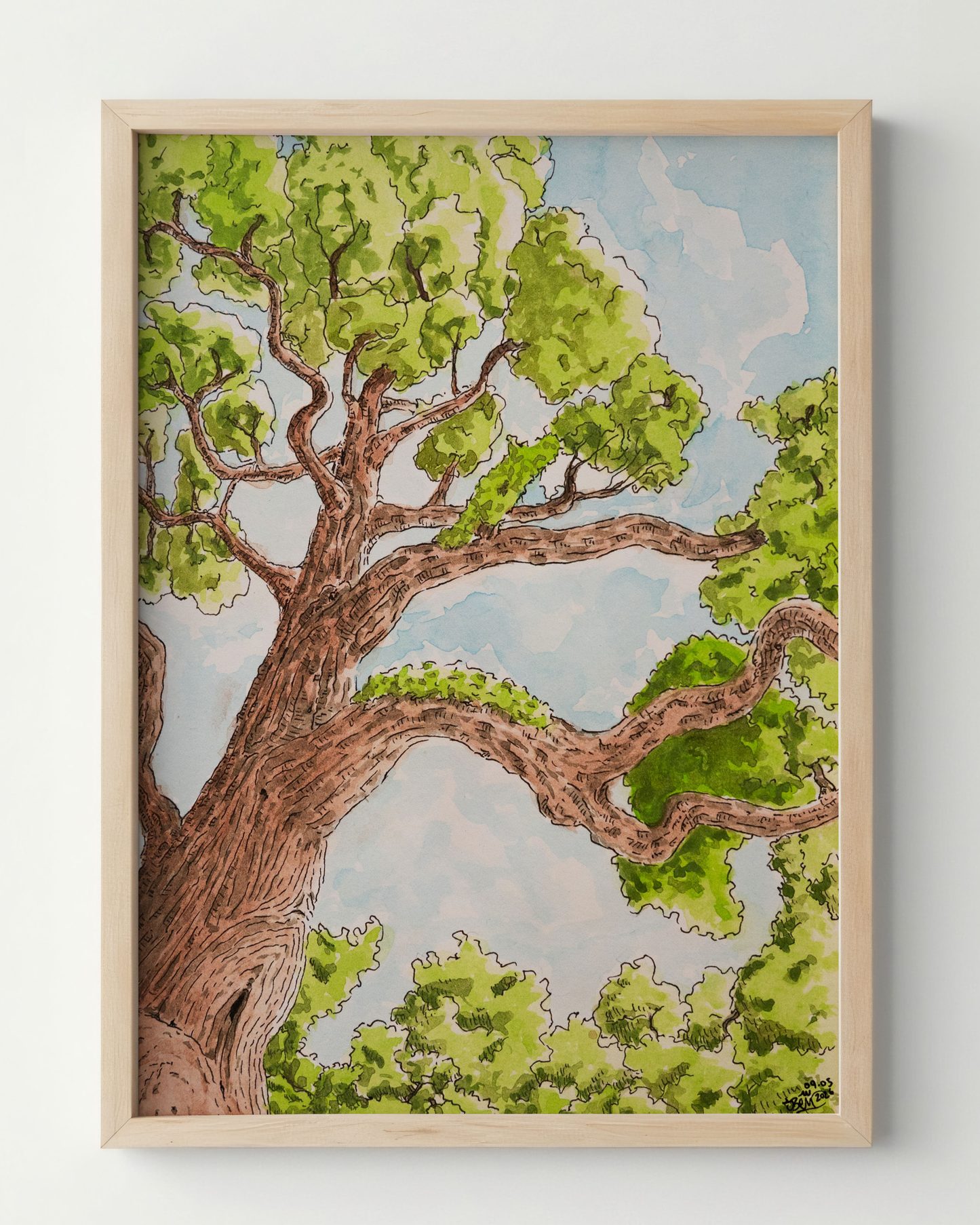 Au rythme des feuilles - Print -