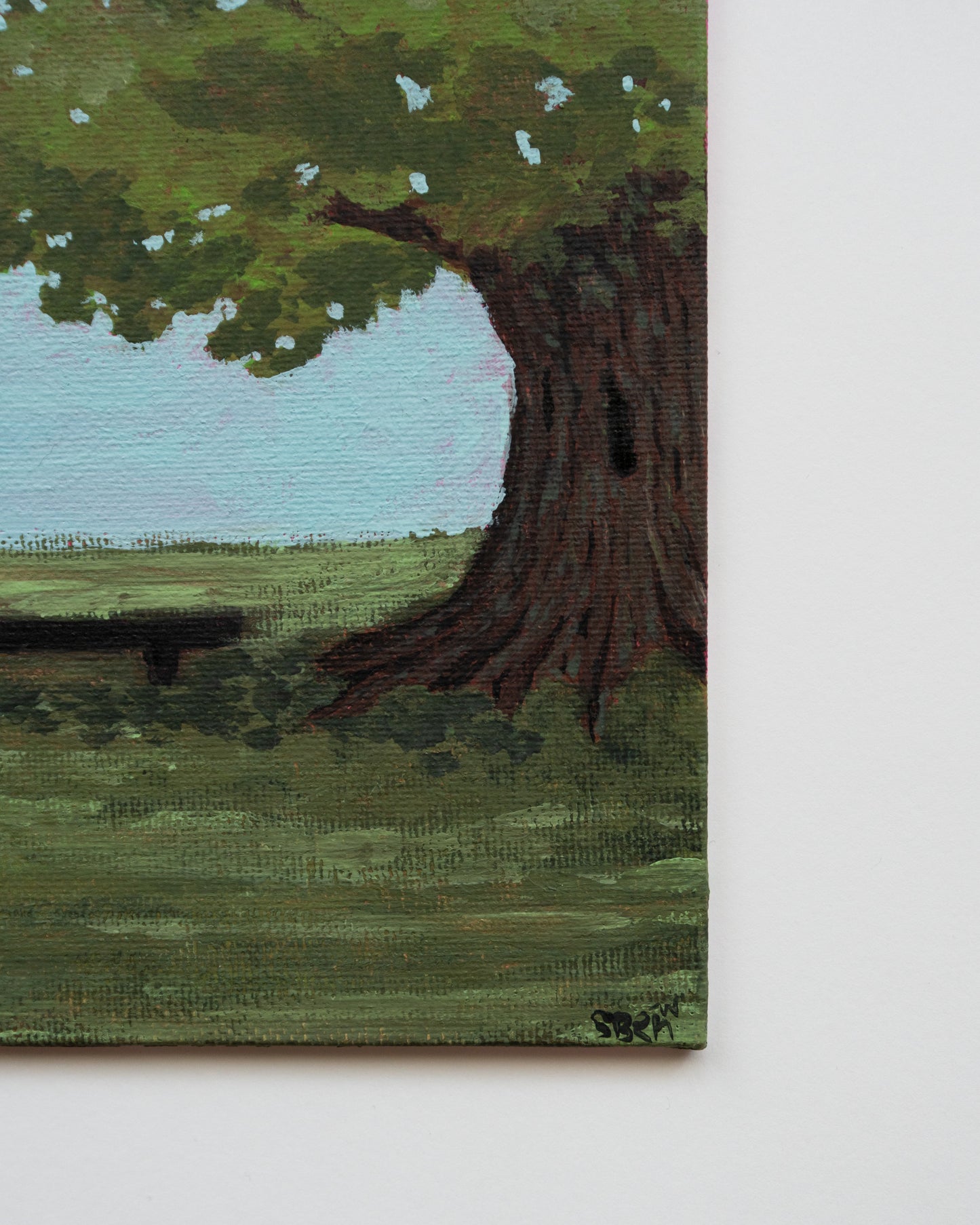 L’évasion  - Œuvre originale (Gouache, 13 × 18 cm) -