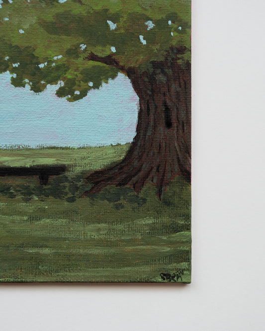 L’évasion  - Œuvre originale (Gouache, 13 × 18 cm) -