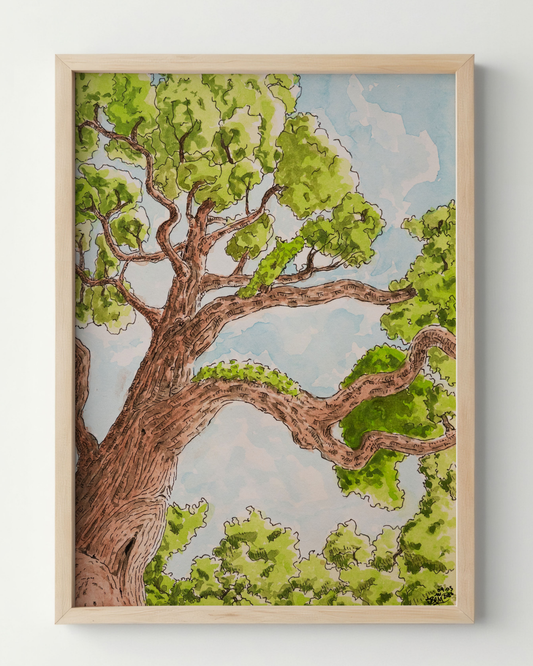 Au rythme des feuilles - Print -