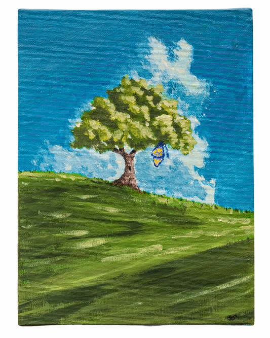 La Métamorphose Finale - Œuvre originale (Gouache, 18 × 24 cm) -