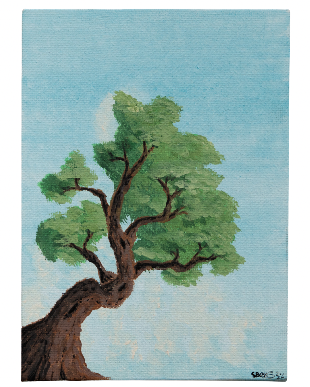 Wee Art Club - artwork - Montagnard - Œuvre originale
